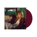 luck … or something vinyl record in burgundy (Wine O'Clock Edition) with album cover art of Hilary Duff in a car wearing a faux fur coat