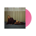 Pink vinyl record in gatefold sleeve for luck … or something, cover photo of Hilary Duff lying on the floor