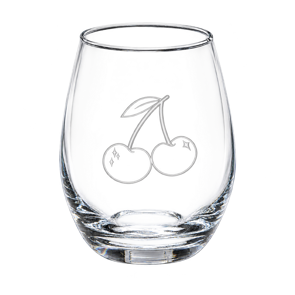 Holiday Things Stemless Wine Glass Set