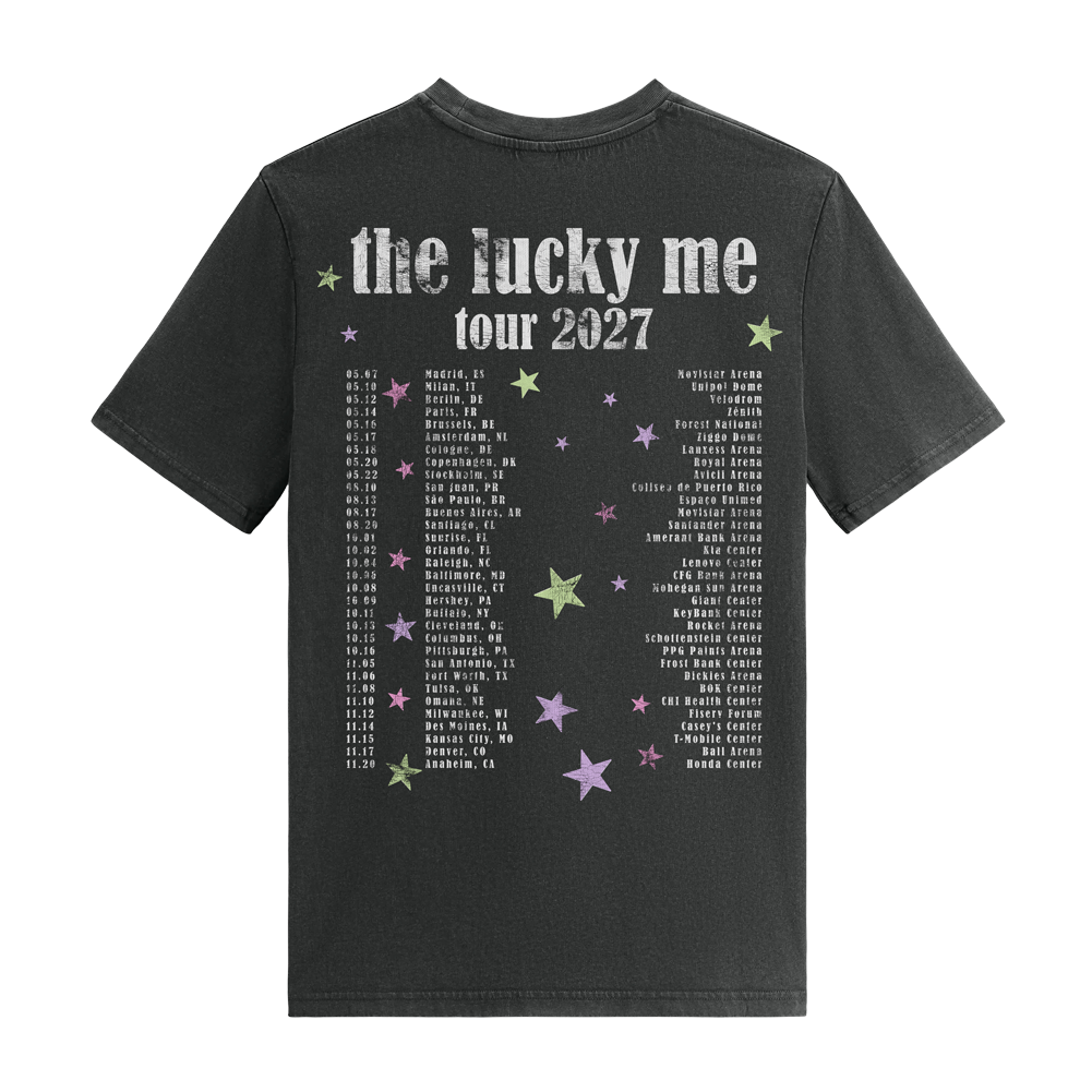 the lucky me tour 2027 tee