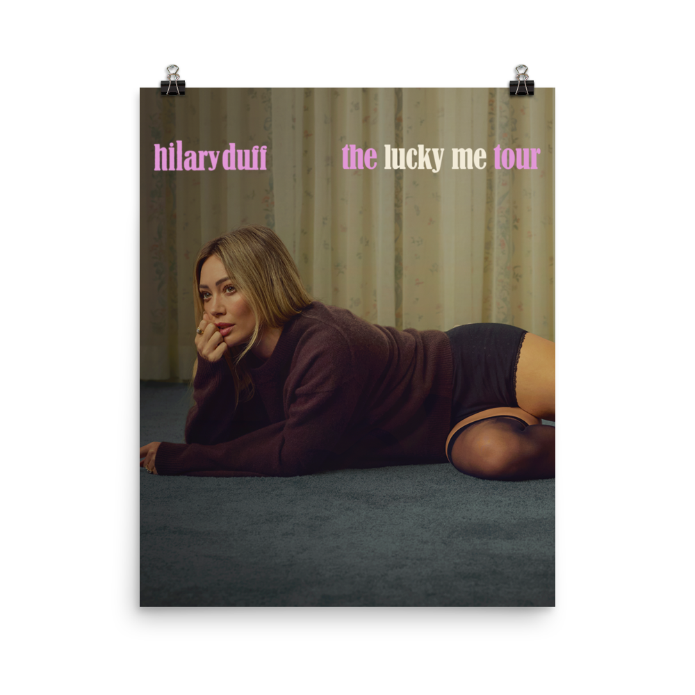 Lucky Me Tour Poster