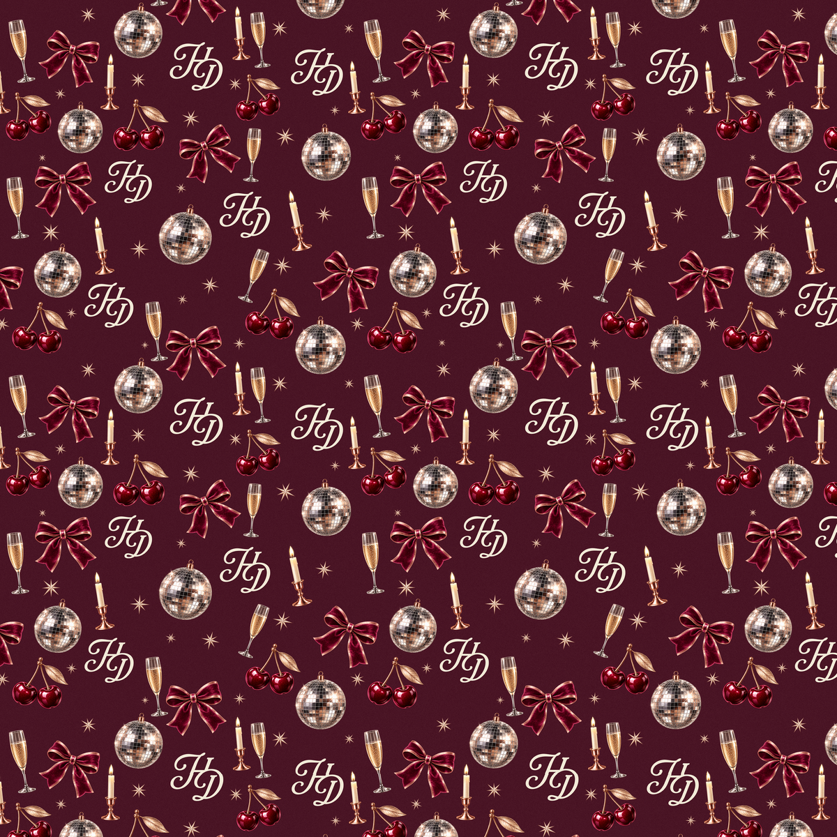 Holiday Things Wrapping Paper (3-Sheets)