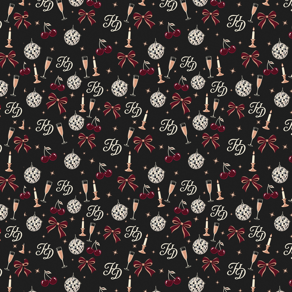 Holiday Things Wrapping Paper (3-Sheets)