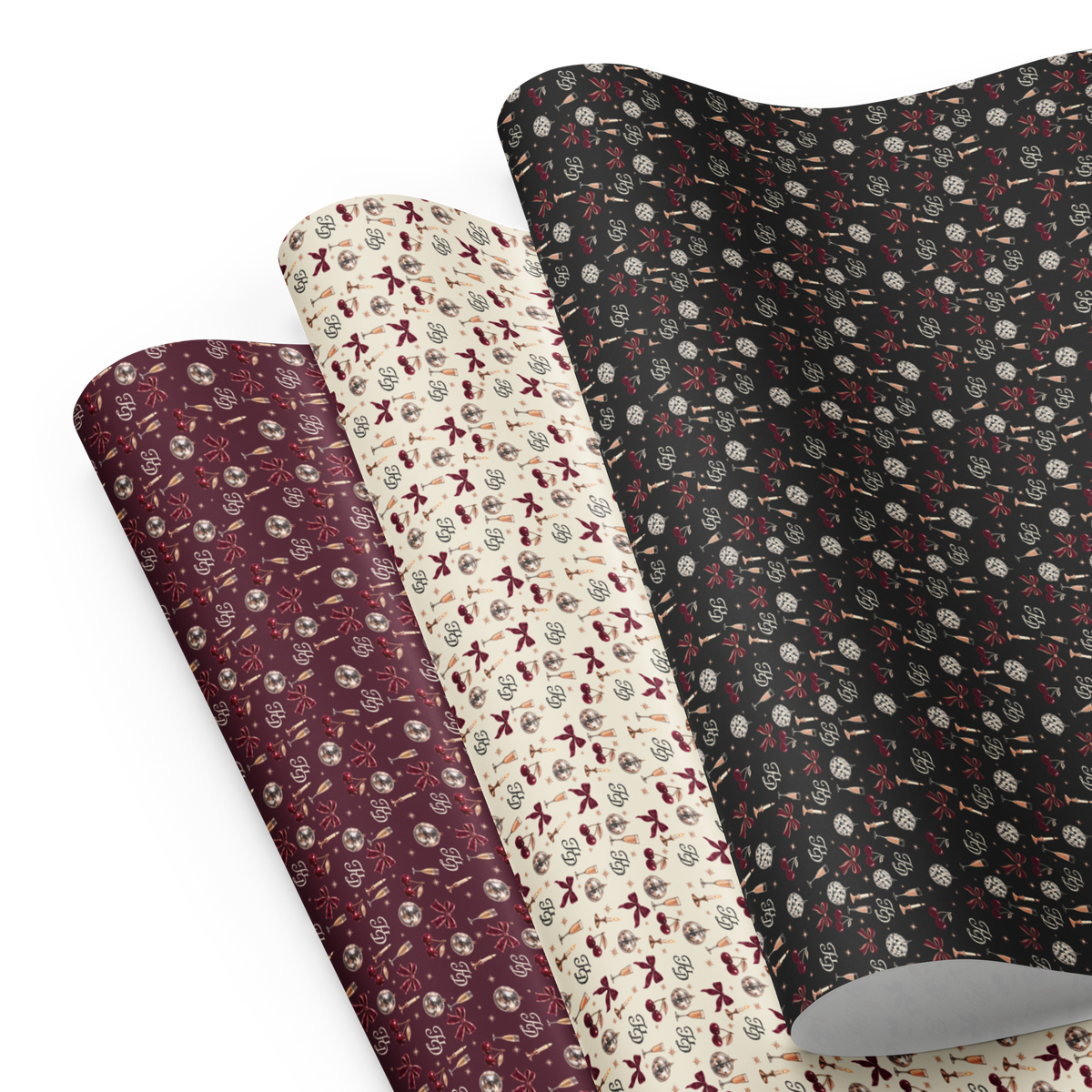 Holiday Things Wrapping Paper (3-Sheets)